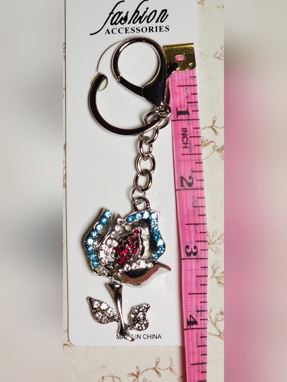 🌟 NWT Crystal Rhinestone Bag Charm & Keychain — Pick Your Style! 🌟 - Picture 4 of 10